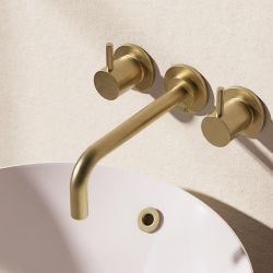 Crosswater MPRO - Wall Mounted 3 Hole Basin Mixer Tap - Choice of Finish