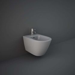RAK Feeling - Matt Grey Modern Wall Hung Bidet