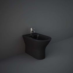 RAK Feeling - Matt Black Modern Back to Wall Bidet