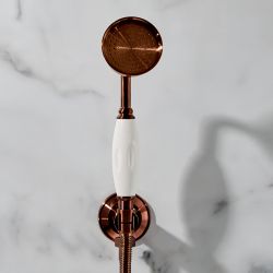 Milano Elizabeth - Traditional Brass Hand Shower - Brushed Copper