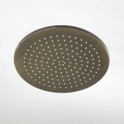 Milano Clarus - Modern Round 300mm Stainless Steel Shower Head - Aged Gold