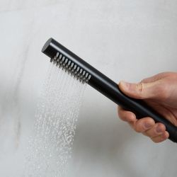 Milano Nero - Pencil Brass Hand Shower - Black