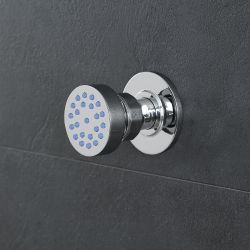 Milano Mirage - Chrome Thermostatic Shower with Hand Shower and Body Jets (2 Outlet)