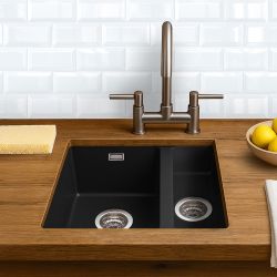 Harlyn Sennen - 1.5 Bowl Granite Kitchen Sink - Choice of Finish