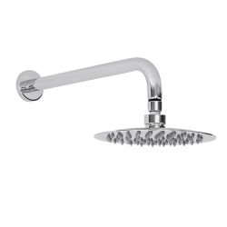 Milano Mirage - Round 200mm Shower Head and Wall Mounted Arm - Chrome