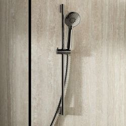 Crosswater - Modern Shower Kit with Slide Rail & Wall Outlet Elbow - Choice of Finish