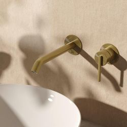 Crosswater 3ONE6 - Lever Basin 2 Hole Set Wall Mounted - Choice of Finish