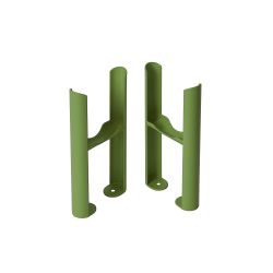 Milano Windsor - Floor-Mounting Feet for Traditional 3 Column Windsor Radiators - Choice of Green Finishes