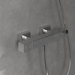 Villeroy & Boch Universal - Thermostatic Square Bar Shower Valve - Choice of Finish