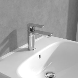 Villeroy & Boch O.Novo - Mono Basin Mixer Tap without Waste - Chrome