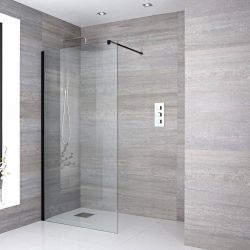 Milano - 1950mm Wet Room Screen - Choice of Size and Finish