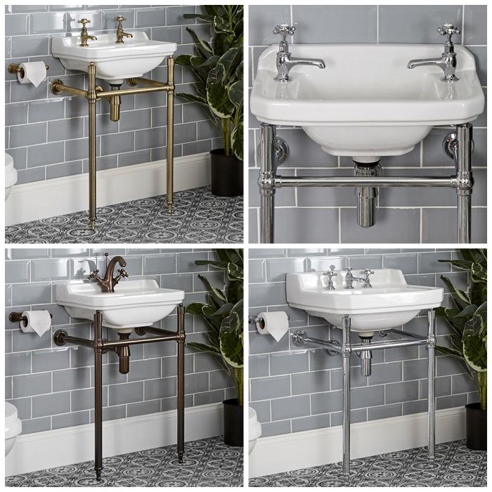 Milano Richmond - Traditional Basin and Washstand - Choice of Size and Finish