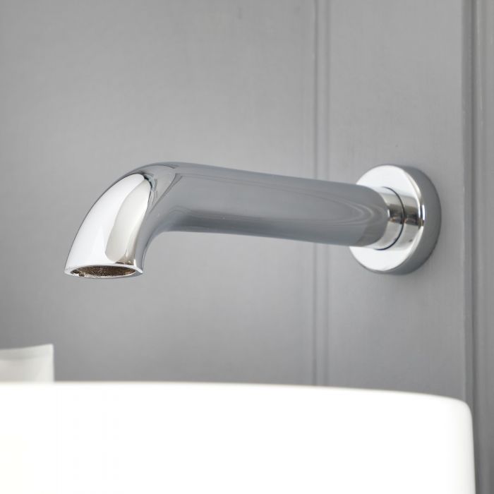 Milano Elizabeth - Traditional Wall Mounted Basin Spout - Chrome