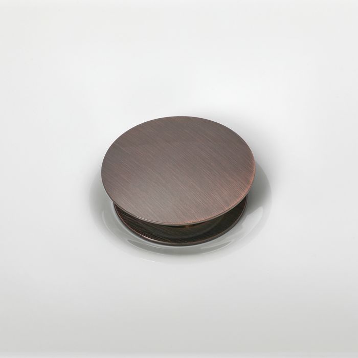 Milano - Universal Push Button Basin Waste - Brushed Copper