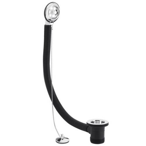 Milano Select - Retainer Bath Waste with Brass Plug & Ball Chain - Chrome