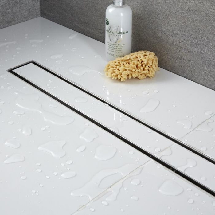 Milano - 1200mm Tile Insert Linear Stainless Steel Shower Drain