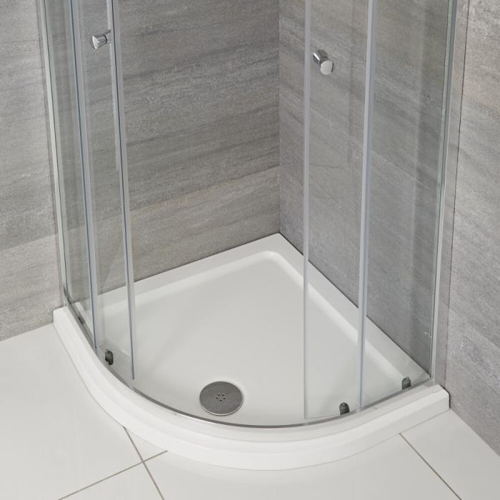 Milano Lithic - Low Profile Quadrant Shower Tray - Choice of Sizes