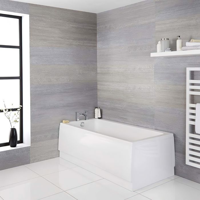 Milano Richmond - White Traditional Standard Single Ended Bath - Choice of Sizes