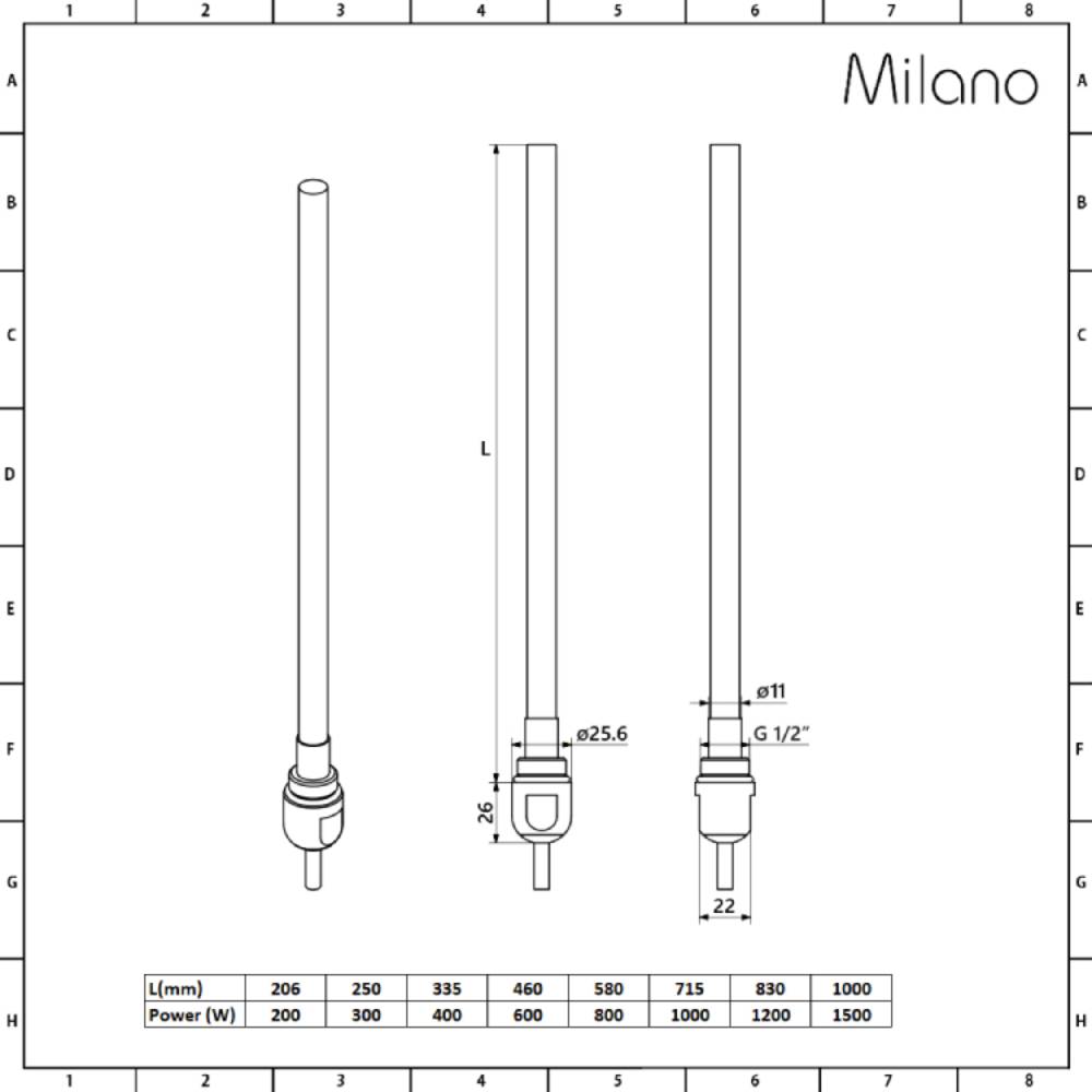 product dimensions