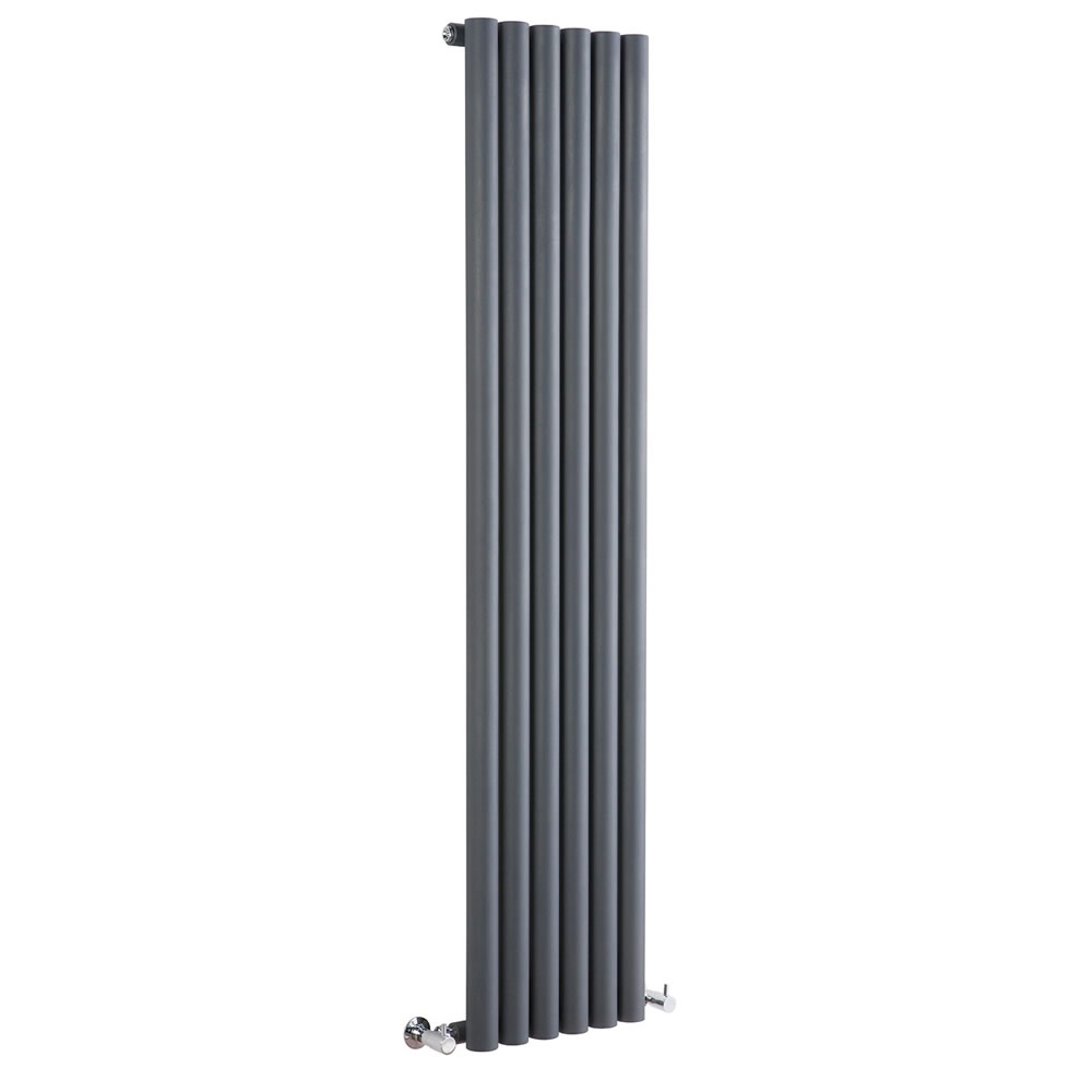 Milano Java - Anthracite Vertical Designer Radiator - 1600mm x 354mm