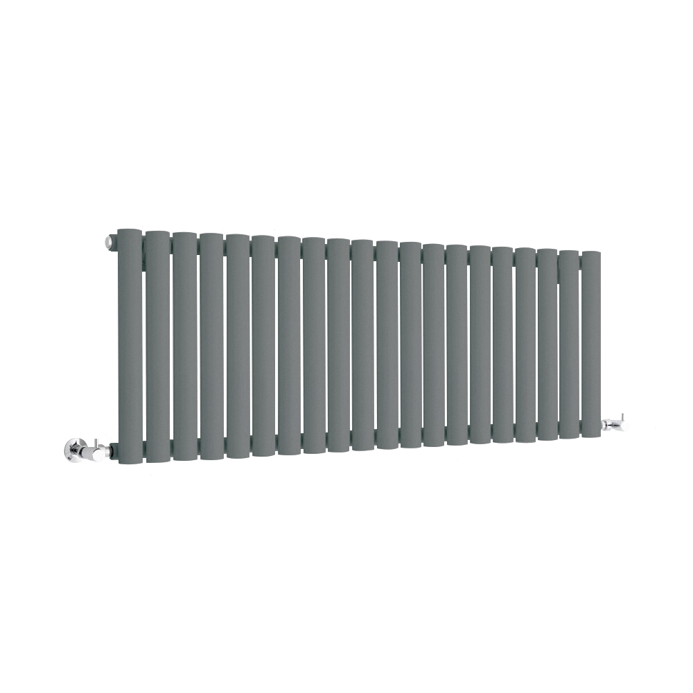 Milano Anthracite Horizontal Designer Radiator 400mm x 1180mm (Single Panel)