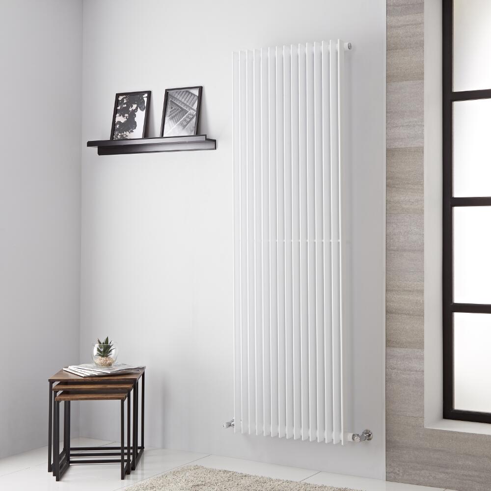 Lazzarini Way Arezzo - White Vertical Designer Radiator - 1800mm x 605mm