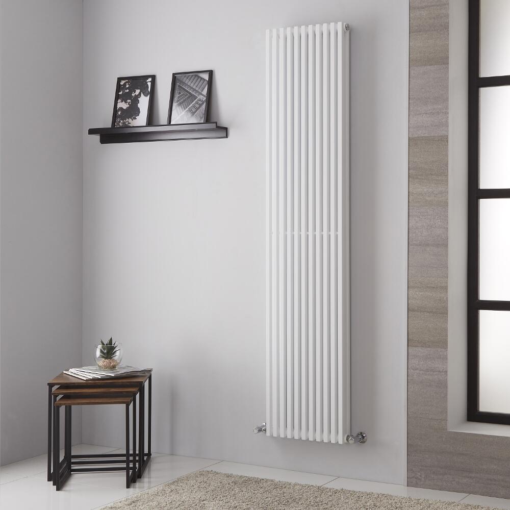 Lazzarini Way Grosseto V - White Vertical Designer Radiator - 1806mm x 392mm