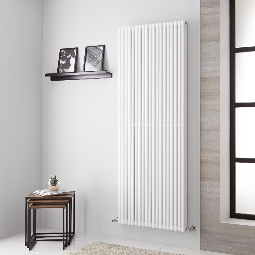 Lazzarini Way Grosseto V - White Vertical Designer Radiator - 1806mm x 680mm
