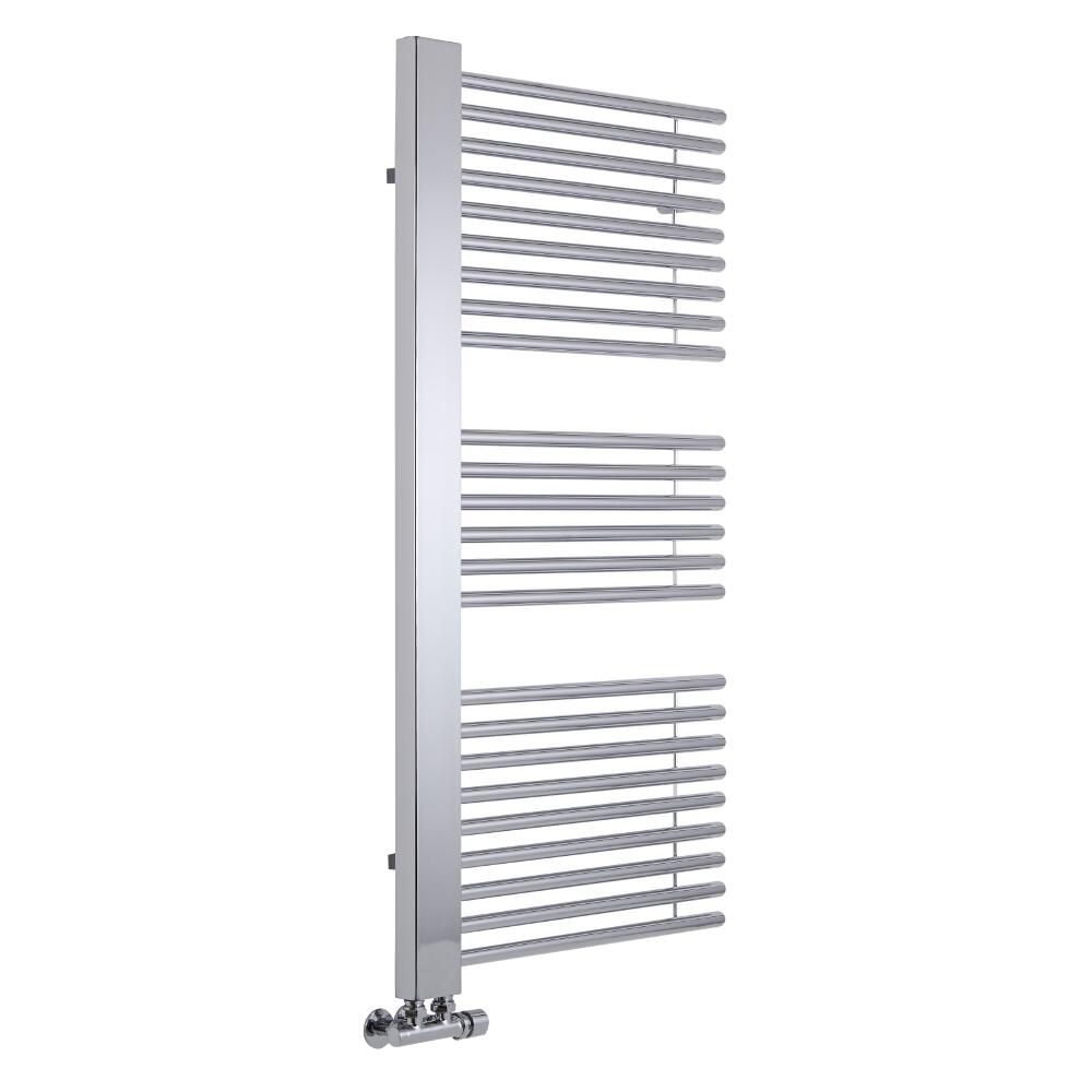 Lazzarini Way - Grando - Chrome Designer Heated Towel Rail - 1190mm x 600mm