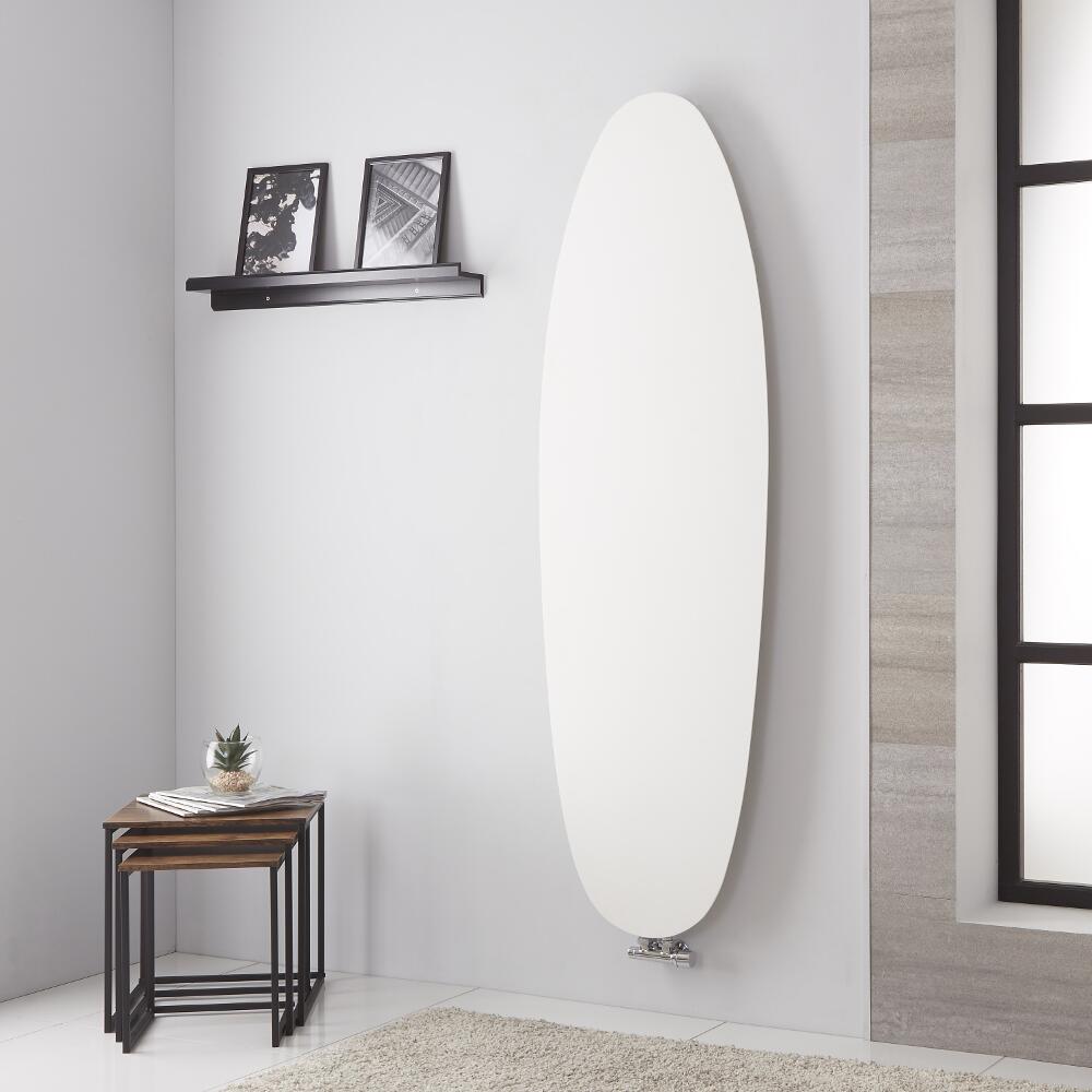 Lazzarini Way Tavolara - White Vertical Designer Radiator - 1728mm x 535mm