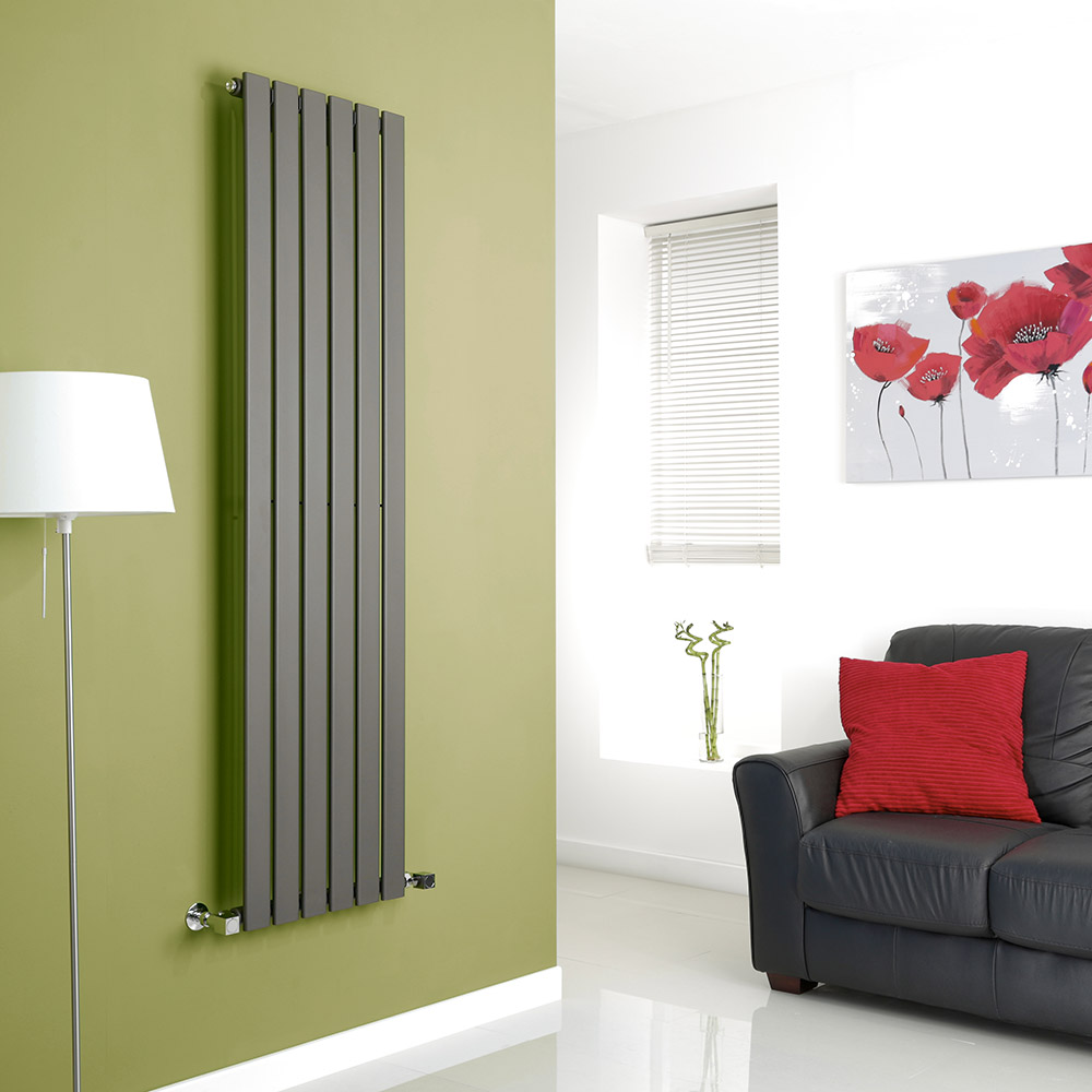 Milano Alpha - Vertical Designer Radiator - All Sizes and Finishes