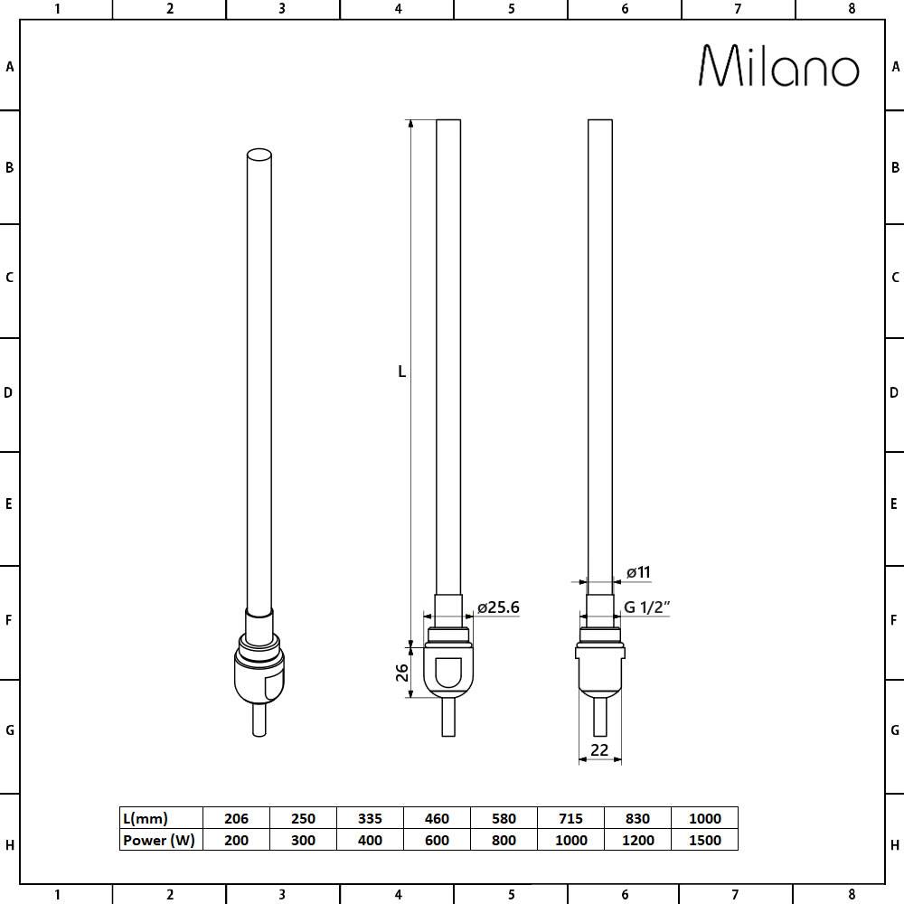 product dimensions