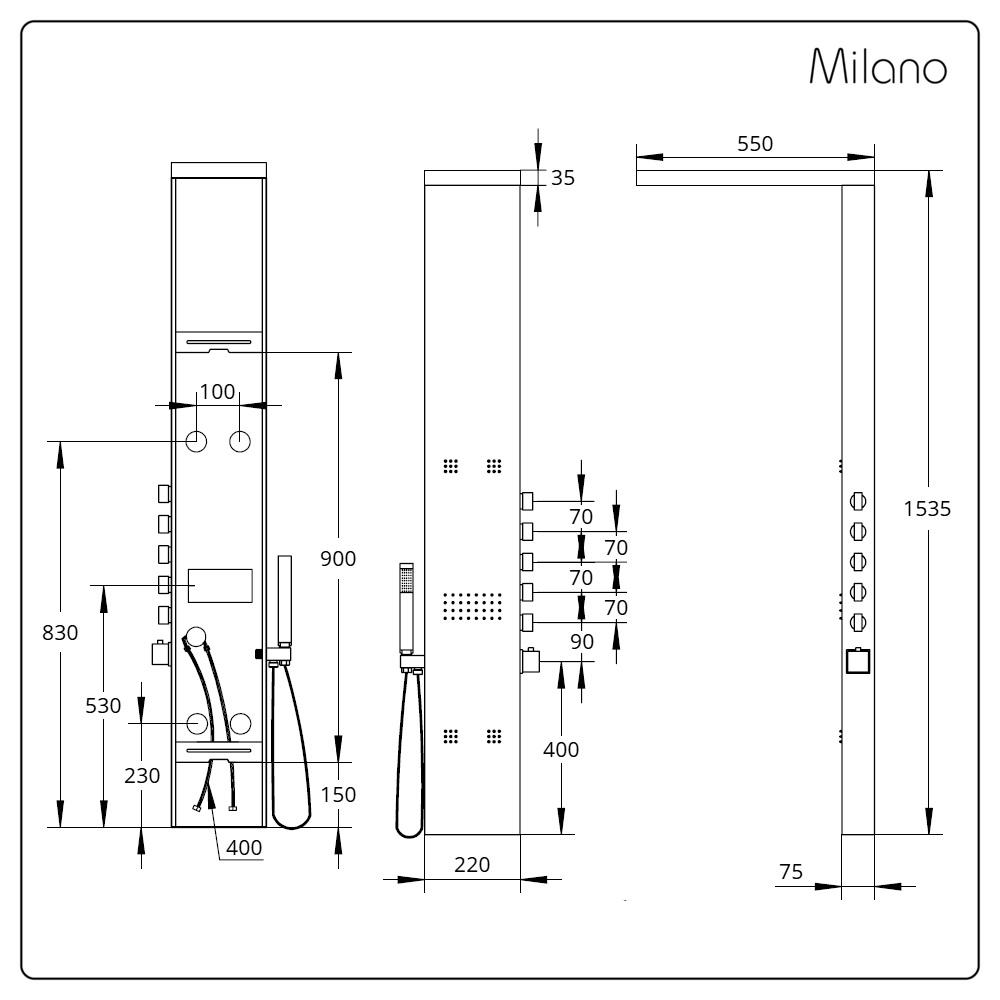 product dimensions