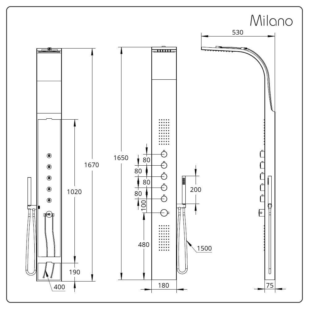 product dimensions