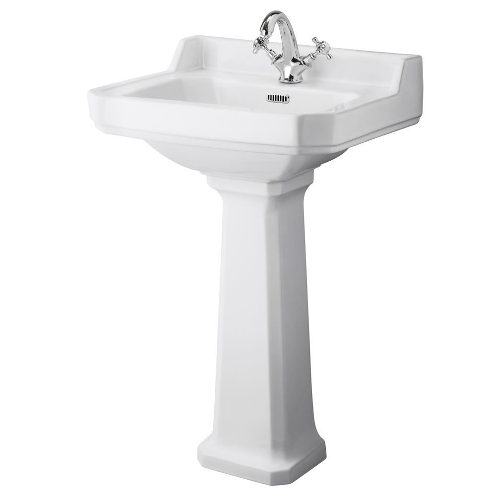Old London Richmond 560mm 1TH Basin & Pedestal