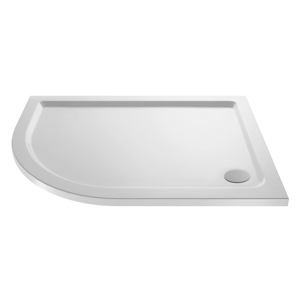 Premier Pearlstone Offset Quadrant Shower Tray LH 1000x900mm