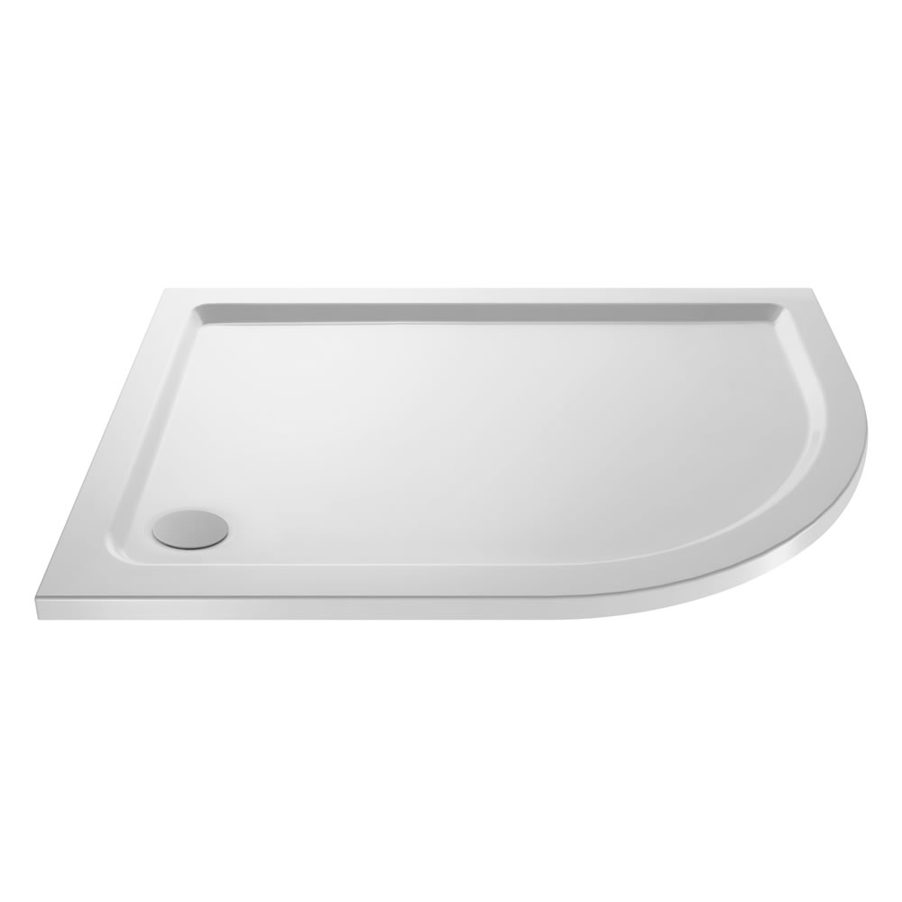 Premier Pearlstone Offset Quadrant Shower Tray RH 1000x900mm