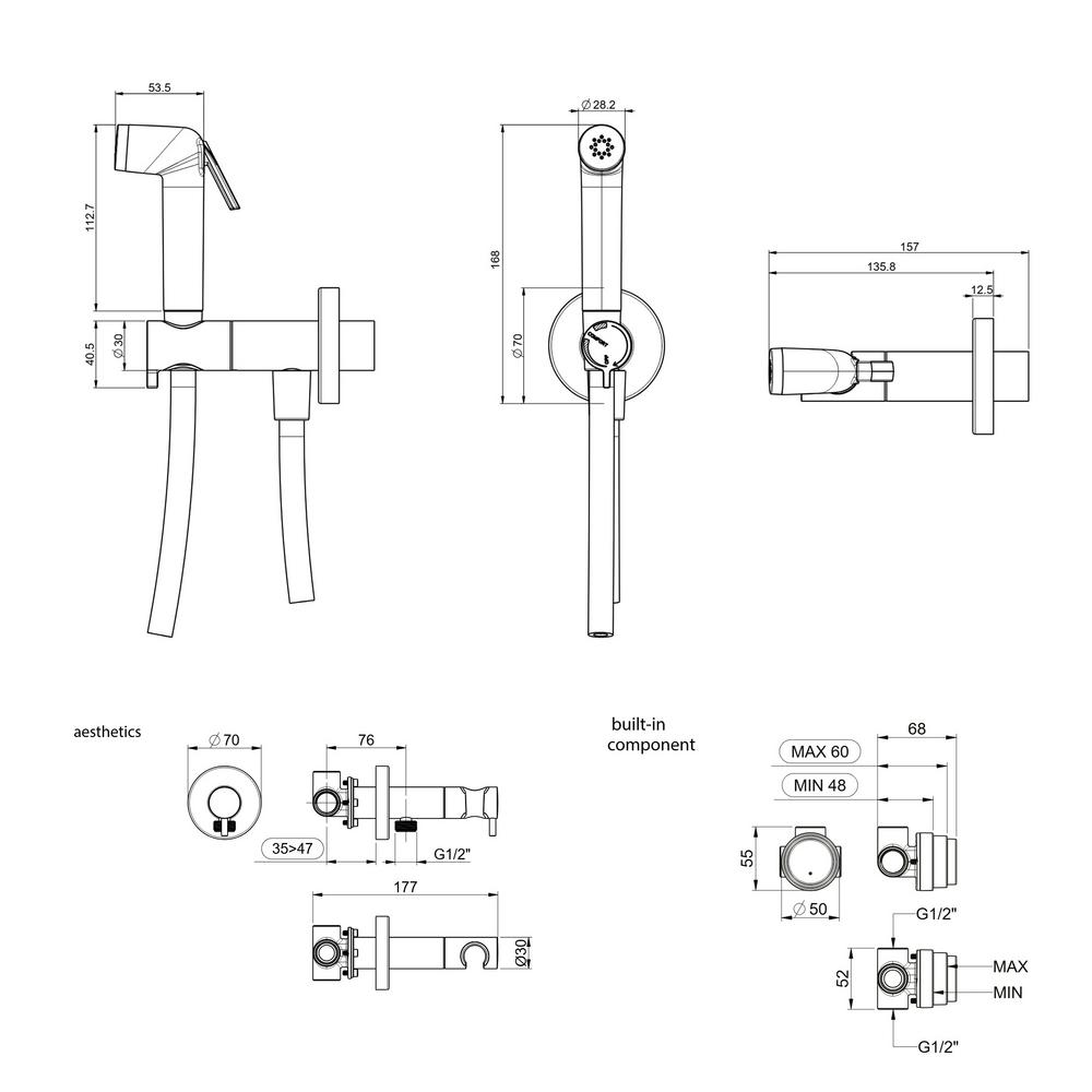 product dimensions
