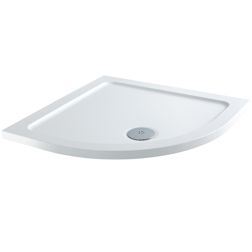 Milano Low Profile Quadrant Shower Tray 800 x 800mm