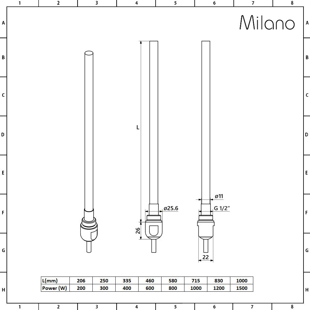 product dimensions