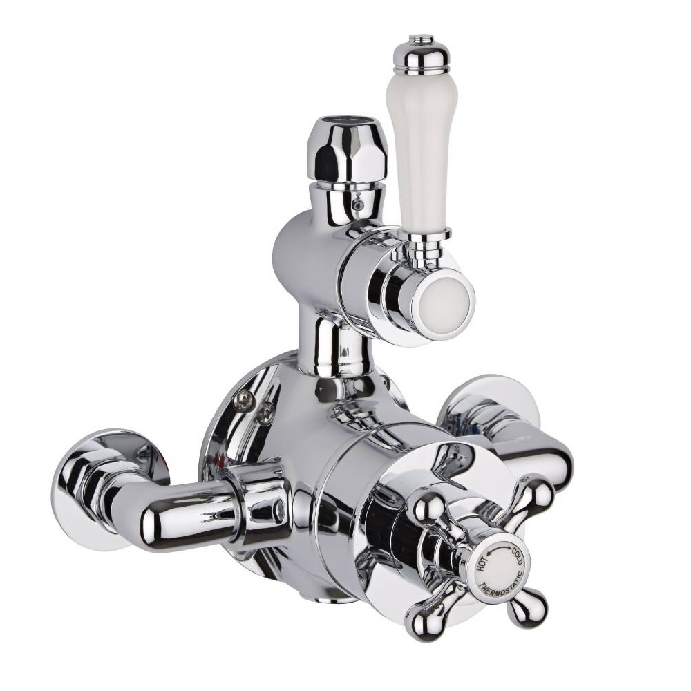 Milano Victoria Traditional Twin Exposed Thermostatic Shower Valve