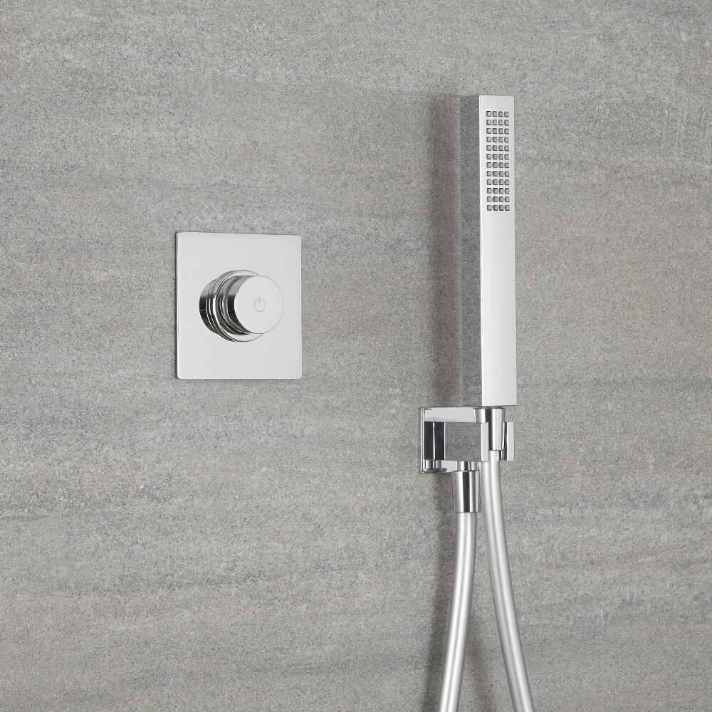 Milano Vis One Outlet Digital Thermostatic Shower with Square Hand Shower