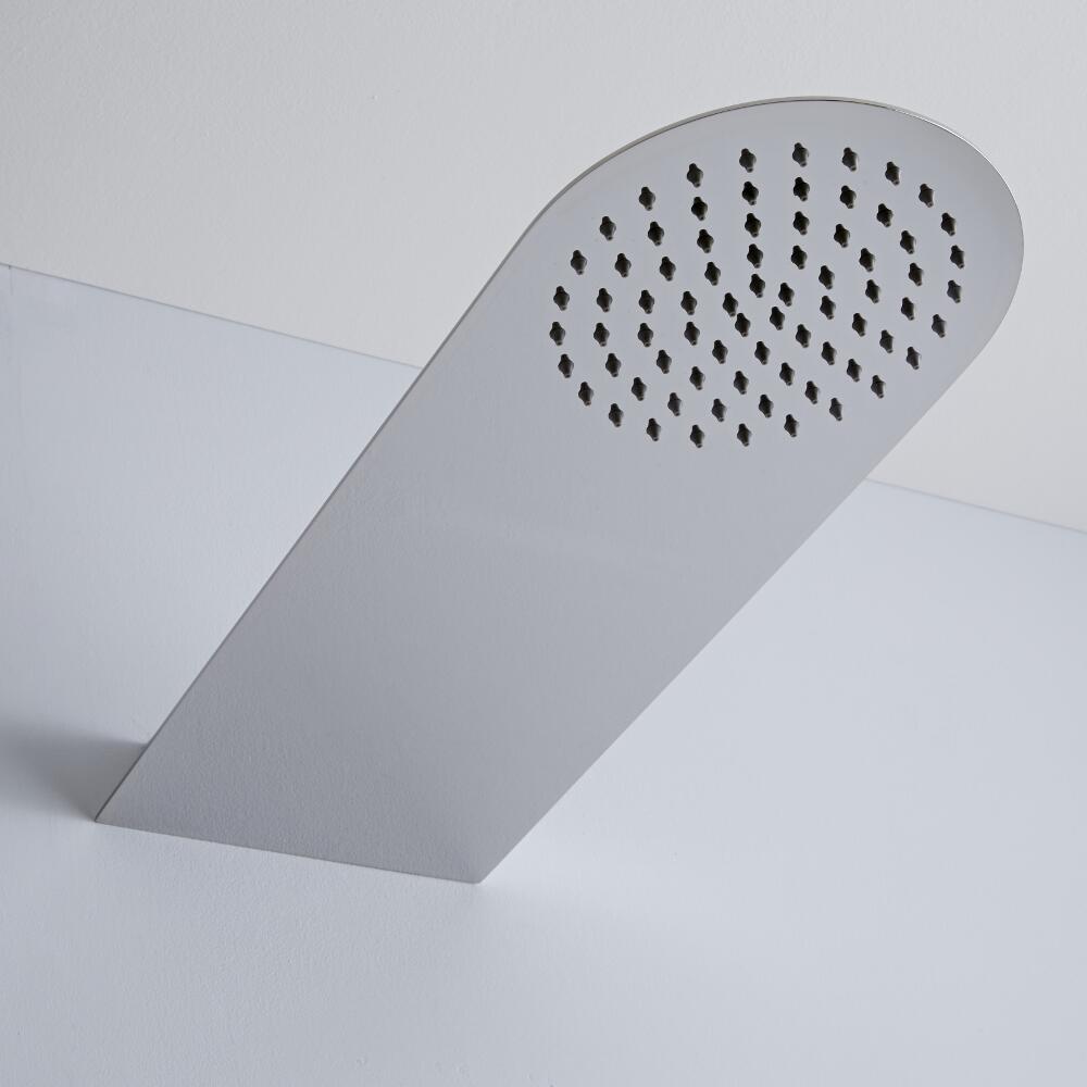 Milano Como Round Polished Stainless Steel Shower Head