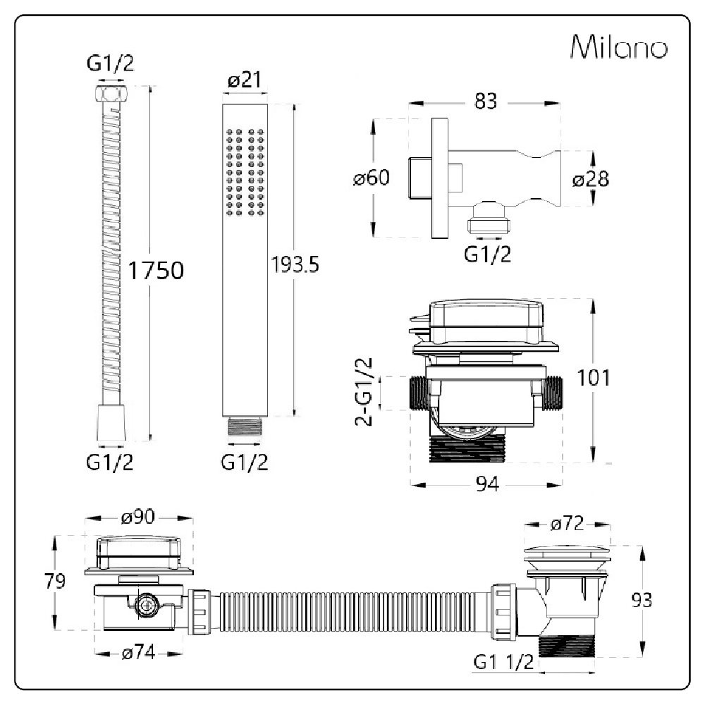 product dimensions