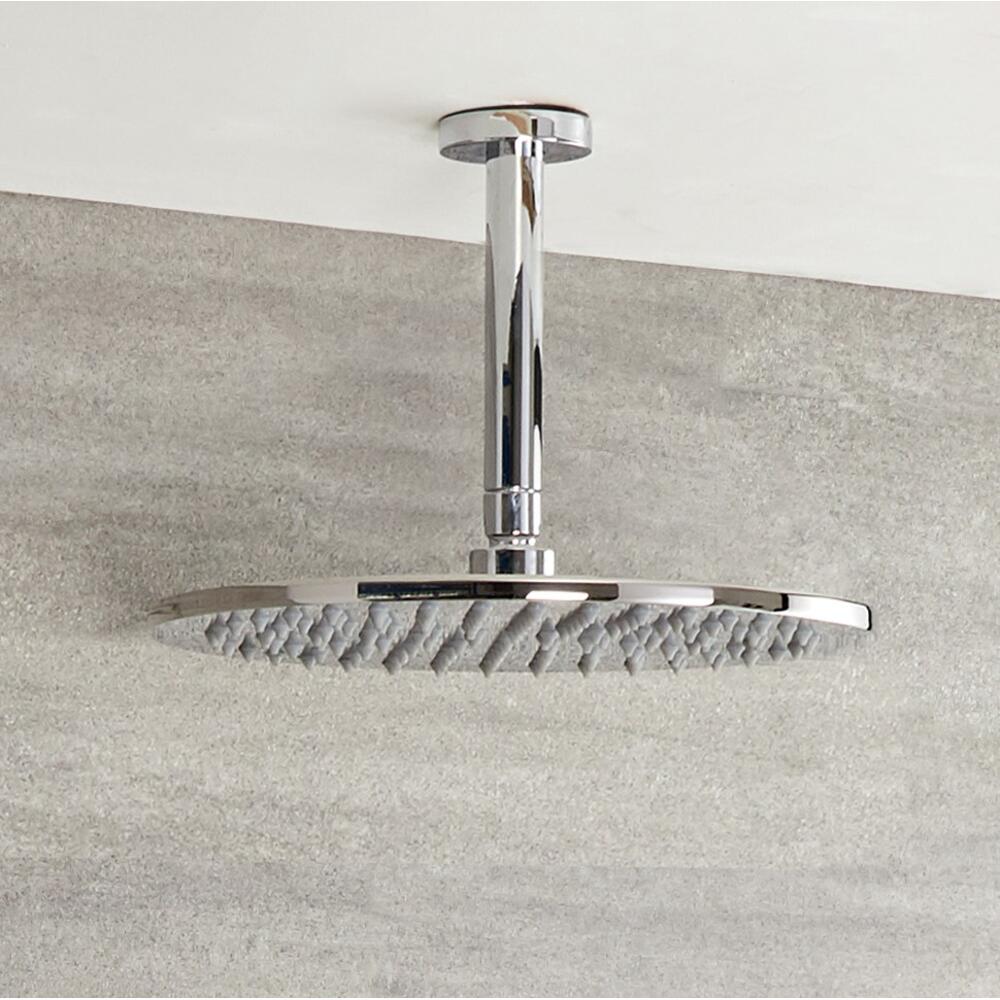 Milano Mirage - 200mm Round Shower Head and Ceiling Arm (300mm)