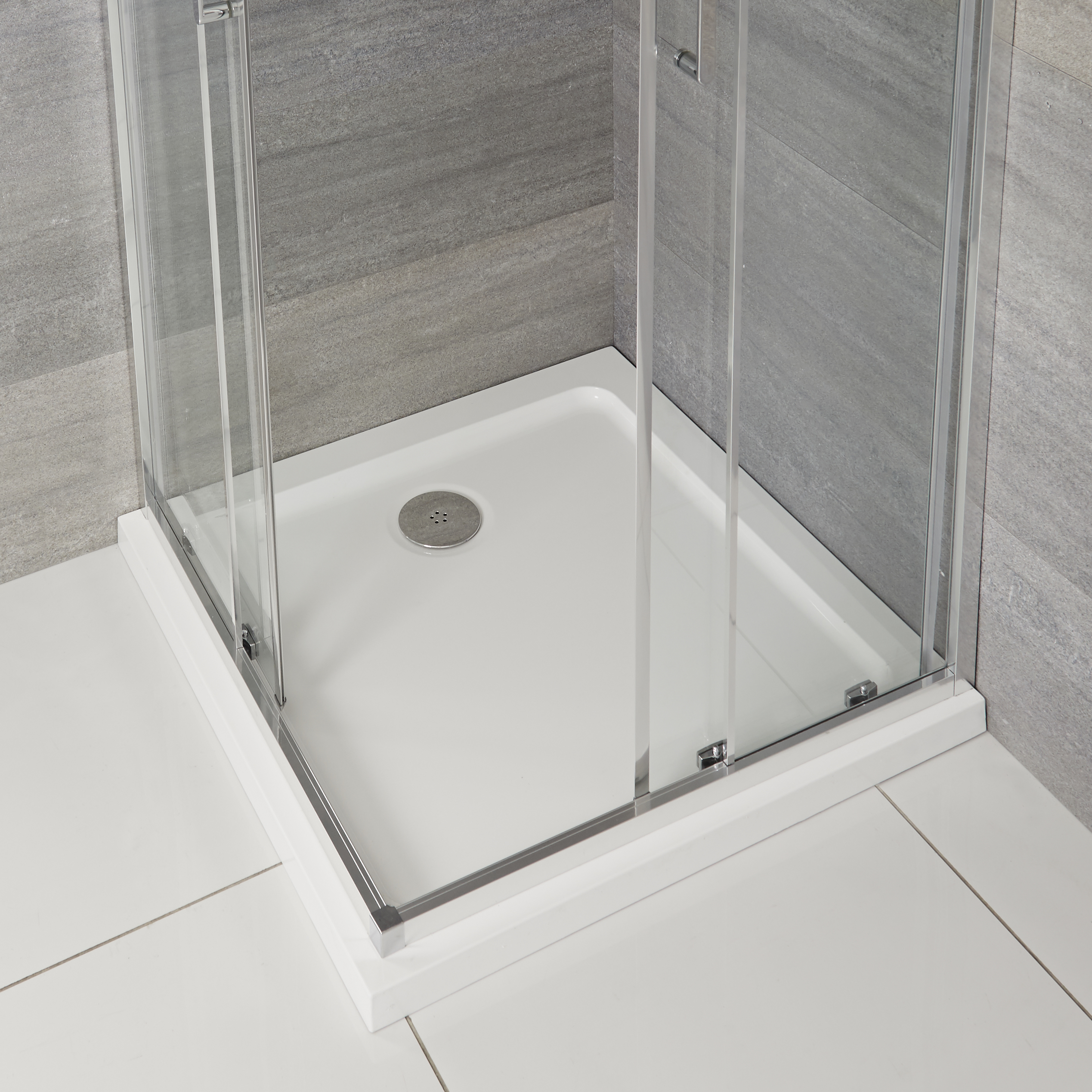 Milano - Low Profile Square Shower Tray - 900mm x 900mm
