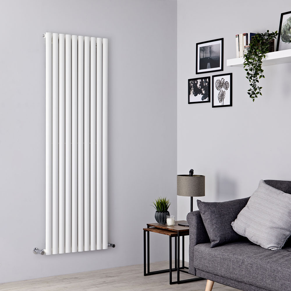Milano Aruba - White Vertical Designer Radiator - 1780mm x 590mm