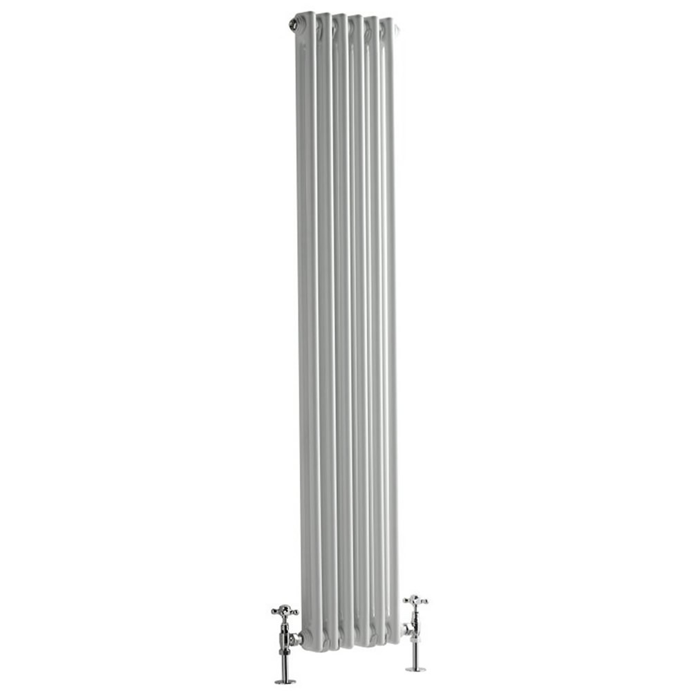 Milano Windsor - Traditional 6 x 2 Column Radiator Cast Iron Style White 1500mm x 290mm