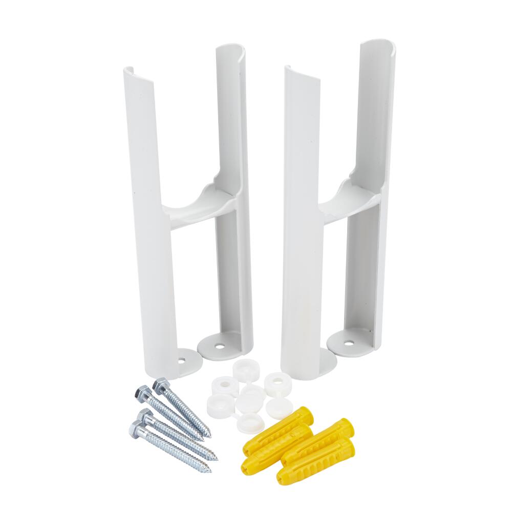 Milano Windsor - White Floor-Mounting Feet for Traditional 2 Column Windsor Radiators