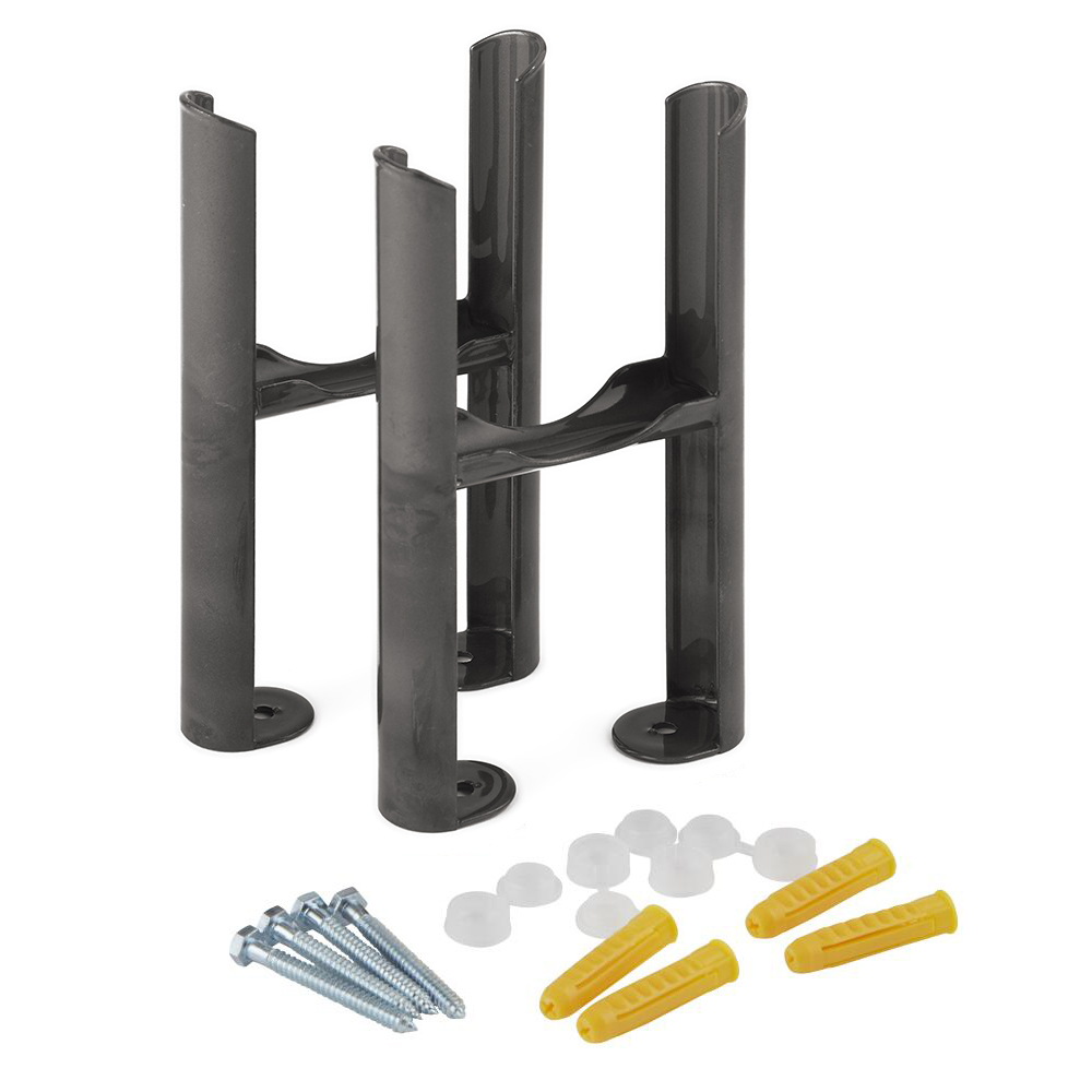 Milano Windsor - Lacquered Metal Floor-Mounting Feet for Traditional 3 Column Radiator